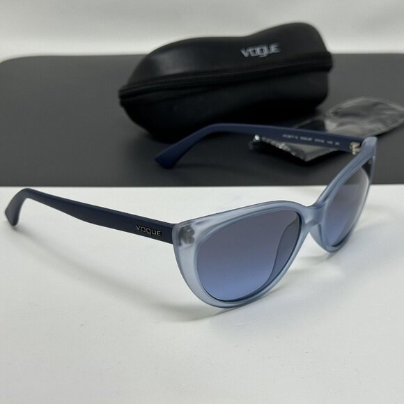Vogue VO 2677-S 2030/8F Cateye Frosted Clear Blue 57 [] 16 140 Eyeglasses 2677 main image 10